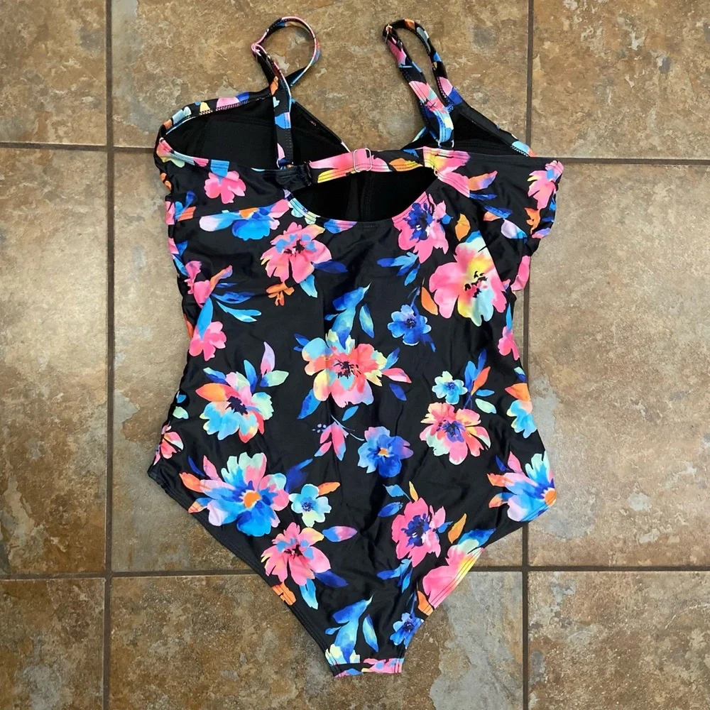 NWT Aqua Eve 18W Swimsuit - Picture 3 of 9